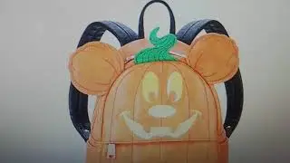 Good deal  Disney Mickey Mouse Pumpkin Mini Backpack by Loungefly