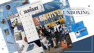 unboxing ONEUS Archive of Moment ✧ 2024 season's greetings 📹📓