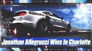 Джонатан Аллегруччи побеждает в Factory Stock Showdown на American Rebel Light NHRA 4-Wide Nationals