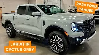 NEW 2024 Ford Ranger Lariat Cactus Grey (FX4) 🔥