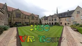360VR - Repton school grounds walk tour, Derbyshire, UK. Recorded in 5K