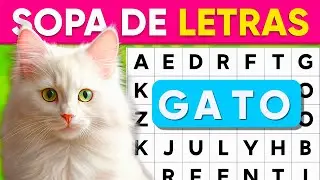 Sopa de Letras Edici&oacute;n &ldquo;Mascotas&rdquo; 🐶🐹🐥 10 Niveles - F&aacute;cil, Medio, Dif&iacute;cil | Adulto Mayor