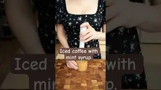 Iced Mint Coffee 🌿☕ | Refreshing and Easy Coffee Hack #coffee #coffeerecipe #shorts