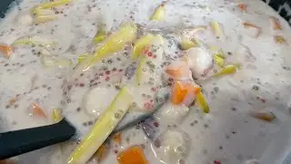 How to Cook Ginataang Bilo Bilo || Sticky Rice Glutinous Balls in Coco Milk
