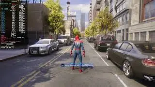 Spider-Man 2 PC / Ryzen 5 5600 / RX Vega 56 / HIGH / FSR3 QUALITY FRAMEGEN / LINUX
