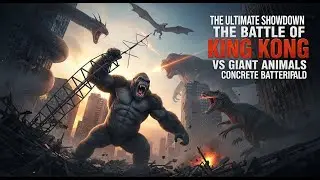 The Ultimate Showdown The Battle of King Kong vs Giant Animals Concrete Battlefield
