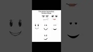 The seven legendary Roblox face #roblox #robloxedit #youtube #shorts