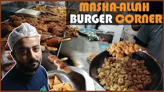 Masha-Allah Burger Corner | Hussain-a-bad Food Street Karachi | Uncle Pakistani