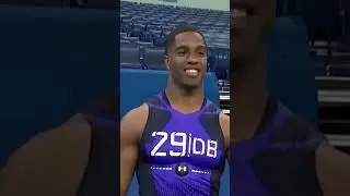 Byron Jones made history at the 2015 NFL Combine 🏅 (via @Cowboys/TT)