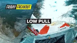 Friday Freakout: BASE Jumper Avoids Impact With Low Pull