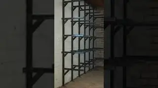 Strongest wood rack ever! Store your wood the right way! Woodworking tip 🪵🪚