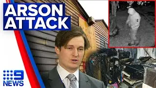 Man sets fire to house as family sleep inside in &lsquo;brazen&rsquo; attack | 9 News Australia