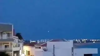 Huge Light UFO over the Algarve in Portugal 12/13th July 2017