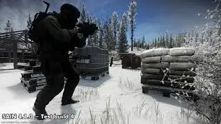 SAIN 4.1.0 Released - Shoreline Firefight - uncut Test footage