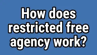 How does restricted free agency work?