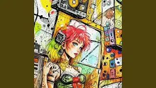 MENINA COM CABELO COLORIDO