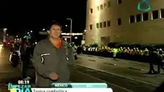 Instalan plant&oacute;n en las instalaciones de Televisa