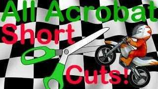 All Acrobatic Bike Shortcuts! (Part 1)
