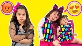 SARAH e ELOAH em uma HISTÓRIA ENGRAÇADA de uma NOVA IRMÃ GÊMEA