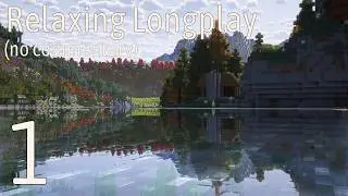 Chill, No-Commentary Longplay | Lakeside Cabin (S1E1) | Minecraft