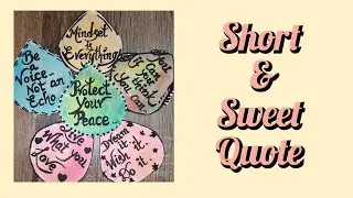 🌟✨Motivating Short Quote #art #cardmaking #motivation #quote #watercolor #easy #gift #cardmaking