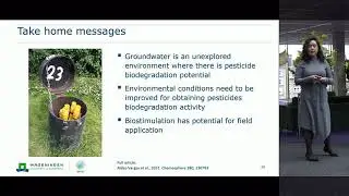 AIWW2021 - IR13 - Andrea Aldas Vargas: Biostimulation as a tool to assess pesticide biodegradation