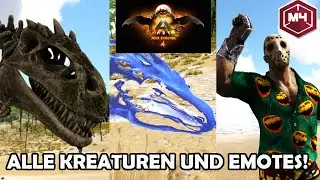ARK Fear Evolved 4 News - ALLE KREATUREN UND EMOTES! 30 RANDOM CHIBIS &Ouml;FFNEN! 🦖😍
