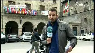 Bergara coloca la bandera española junto a otras 54
