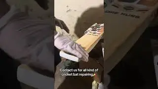 PRO: Cricket bat repair oil #cricket #batreview #batrepair #cricketbat #cricketbatrepair #1k