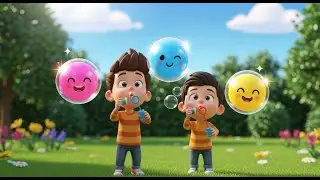 Three Little Toy Bubbles Pop Pop Pop 🫧 | Nursery Rhymes for Kids & Baby Songs