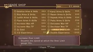Tales of Vesperia Definitive Edition: Starting NG+ (New Game Plus), Grade Shop, Zaphias City Part 1