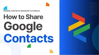 How to use Shared Contacts Manager