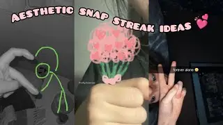 Aesthetic snap streak ideas 🔥