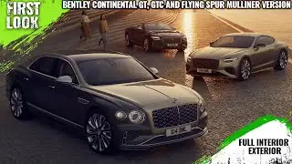 2025 Bentley Continental GT, GTC & Flying Spur Mulliner Versions Launched 771 HP & 50-Mile EV Range