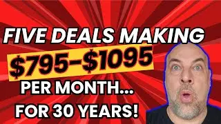 Turn $20K Houses into $700/mo Cashflow... 5 Real Slow Flip Deals You Can Steal!