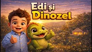 Edi și Dinozel 🦖 | Poveste magică pentru copii despre prietenie și curaj