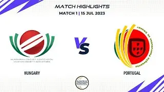 Match 1 - HUN vs POR | Highlights | ECI Hungary | 15 July 2023 | ECI23.085