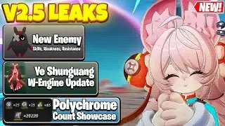 ZZZ 2.5 LEAKS | Ye Shunguang W-Engine Hotfix, Enemy & 2.5 Polychrome Showcase | Zenless Zone Zero