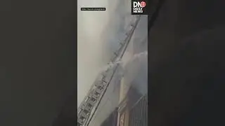 Telangana Fire Services uses a firefighting robot to douse fire in Hyderabad #livenews #update