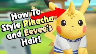 How to CHANGE Pikachu & Eevee's HAIRCUTS in Pokemon Let's Go Pikachu/Eevee!