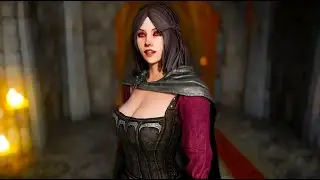Реакция женщины-последовательницы в Skyrim ٠ на заклинание исцеления