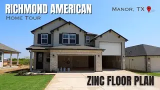 Richmond American Zinc Tour Manor Texas | RV Garage Homes in Manor TX | Realtor First Look