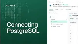 PostgreSQL + TextQL: Turn Your Database Into Instant Insights | Setup Tutorial