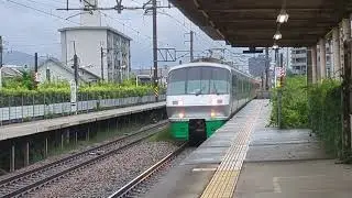 【鹿児島本線】783系(CM11+CM21)4024M・6024H 特急みどり・ハウステンボス24号博多行き 都府楼南駅通過(2025.08.10 12:26)