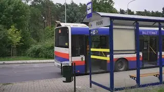 Poland, Bydgoszcz, bus 54 ride from Piaski to Astoria