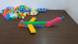 Aeroplane | Building Blocks | Block Game /block #buildingblocks #building #block #aeroplane #asmr