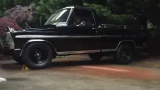 1969 Ford F100 Cold Start 390 Open Headers