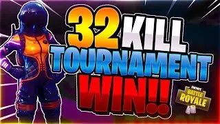 CRAZY 32 Kill Tournament Win! Tournament Highlight #21 (Fortnite Battle Royale)