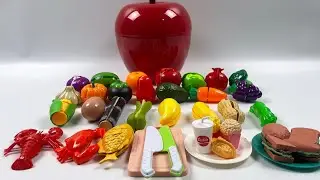Satisfying Silent Unboxing: A Giant Food Cutting Set &ndash; 30+ Miniature Items!