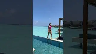 This private villa is simply surreal 😱 #honeymoon #couplesvlog